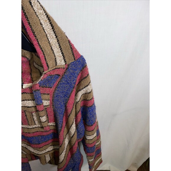 El Paso Saddle Blanket Co. Men’s Comfort Hoodie Size Large Blue Beige Colorblock - Picture 4 of 12